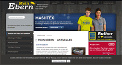 Desktop Screenshot of ebern-aktuell.de