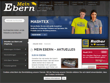 Tablet Screenshot of ebern-aktuell.de